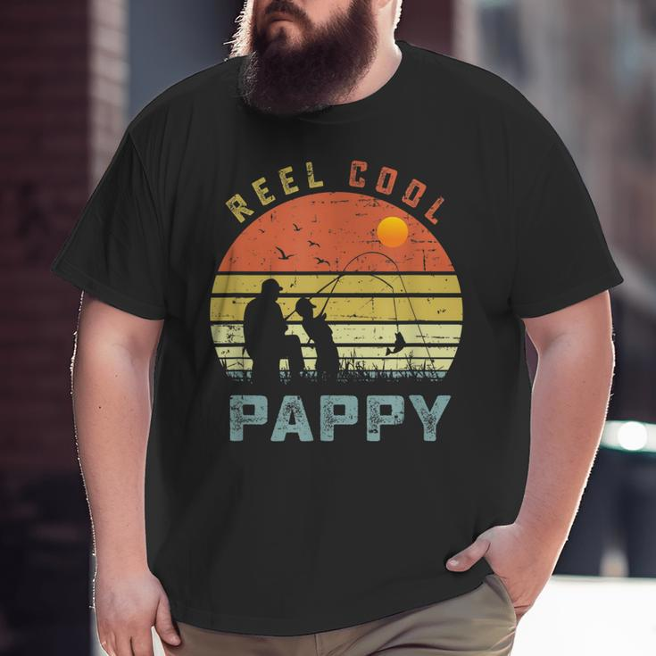Reel Cool Pappy Fathers Day For Fishing Dad Big and Tall Men T-shirt