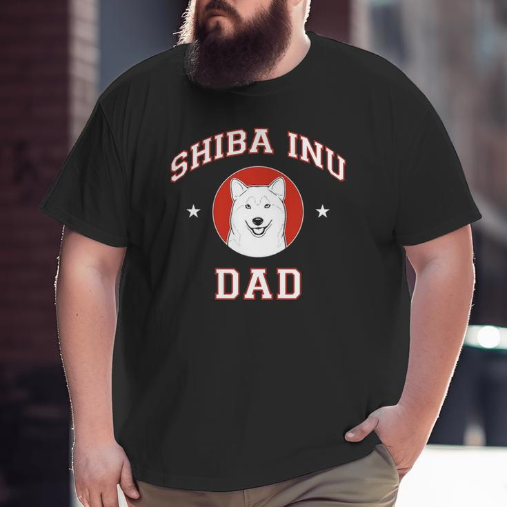 Shiba Inu Dad Pet Lovers Big and Tall Men T-shirt