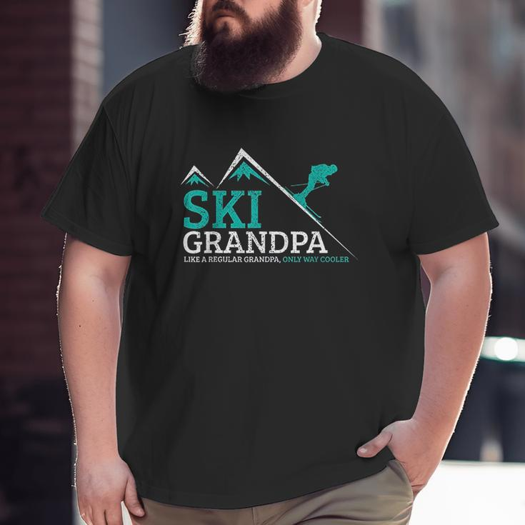 Ski Grandpa Big and Tall Men T-shirt