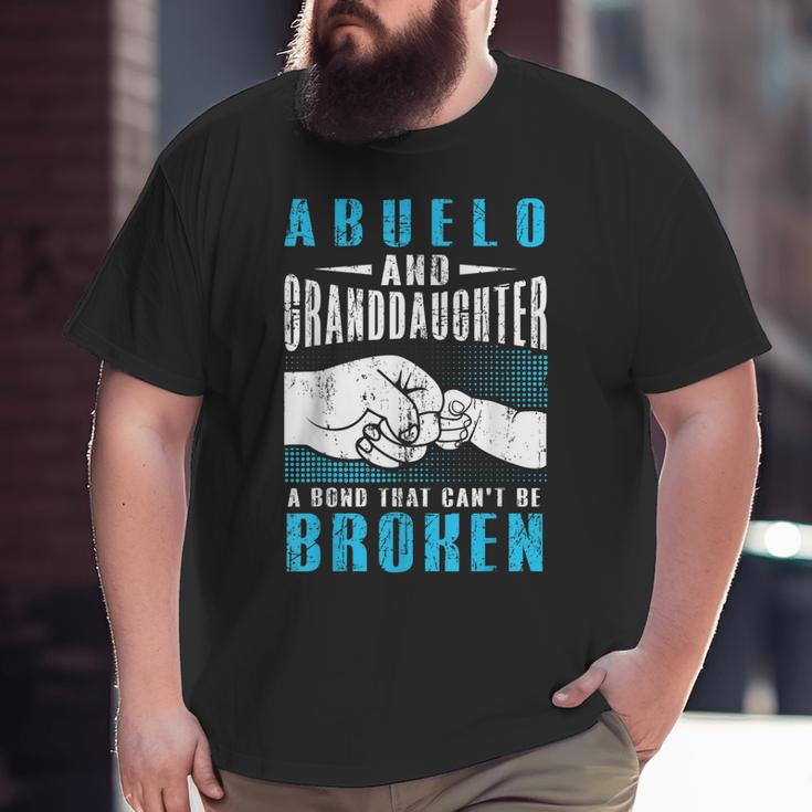 Spanish Grandpa Abuelo Granddaughter Fathers Day Big and Tall Men T-shirt