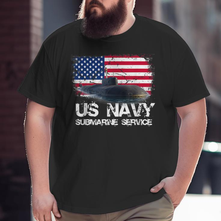 Us Navy Submarine Service Us Navy Veteran Big and Tall Men T-shirt