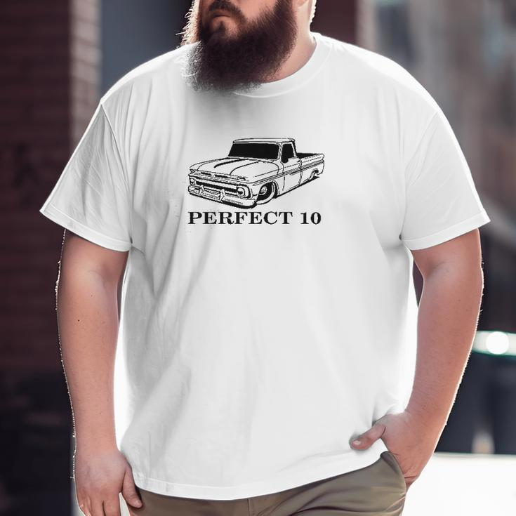 Perfect 10 Muscle Car Big and Tall Men T-shirt
