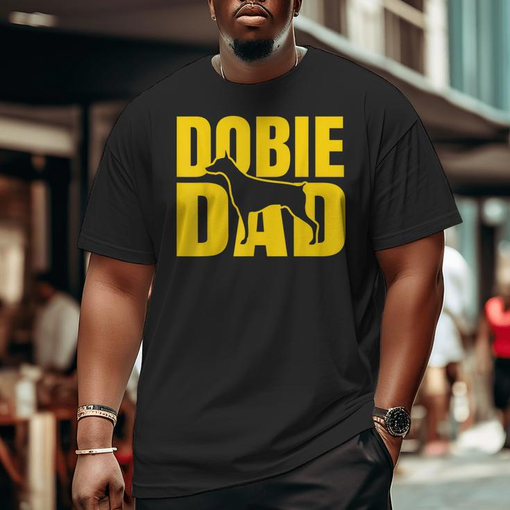 Best Dobie Dad Ever Doberman Pinscher Dog Father Pet Big and Tall Men T-shirt