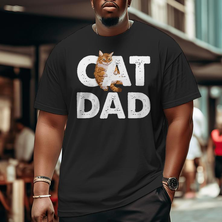 Cat Dad V3 Big and Tall Men T-shirt