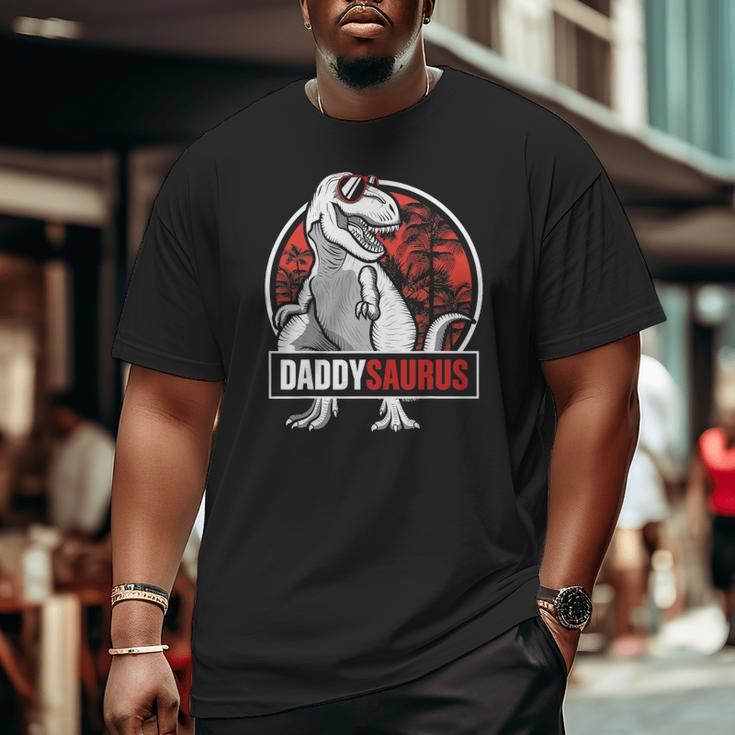 Daddysaurus Father's Day rex Daddy Saurus Men Big and Tall Men T-shirt
