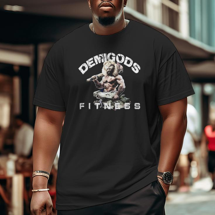 Demigods Fitness Workout Gym Power Big and Tall Men T-shirt