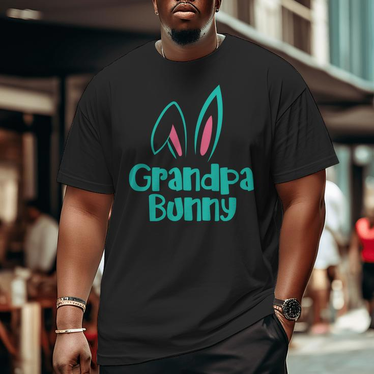 Easter Grandpa Bunny Big and Tall Men T-shirt