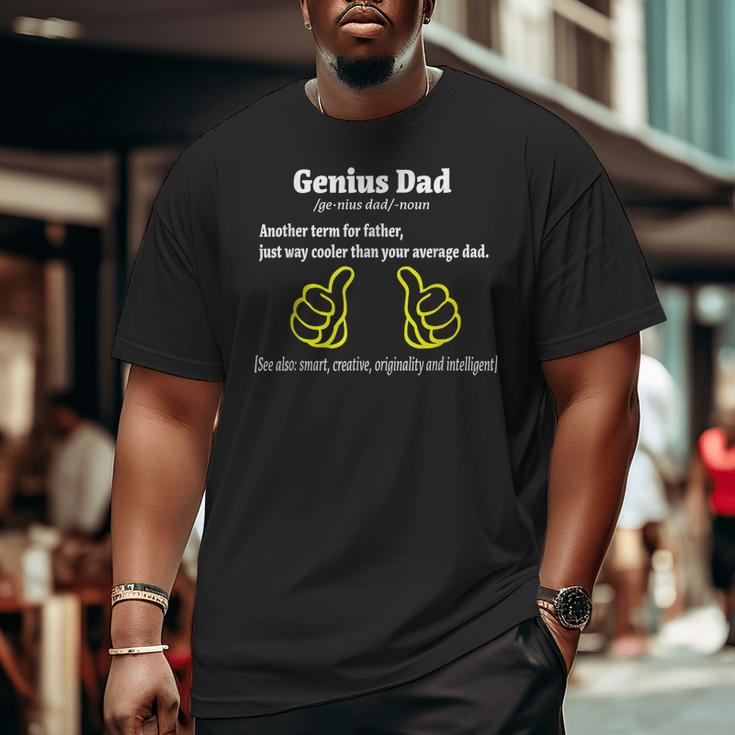 Father's Day Humor Grandpa Daddy Geeky Dad Big and Tall Men T-shirt