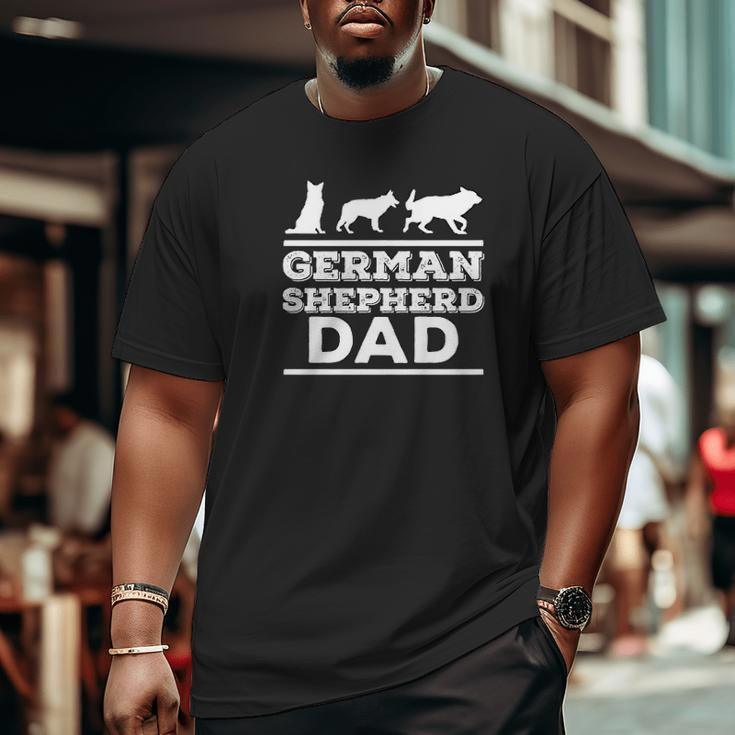 German Shepherd Dad Big and Tall Men T-shirt