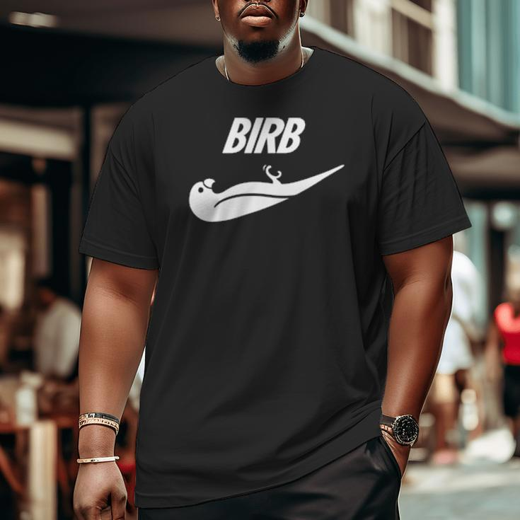 Gym Birb Big and Tall Men T-shirt