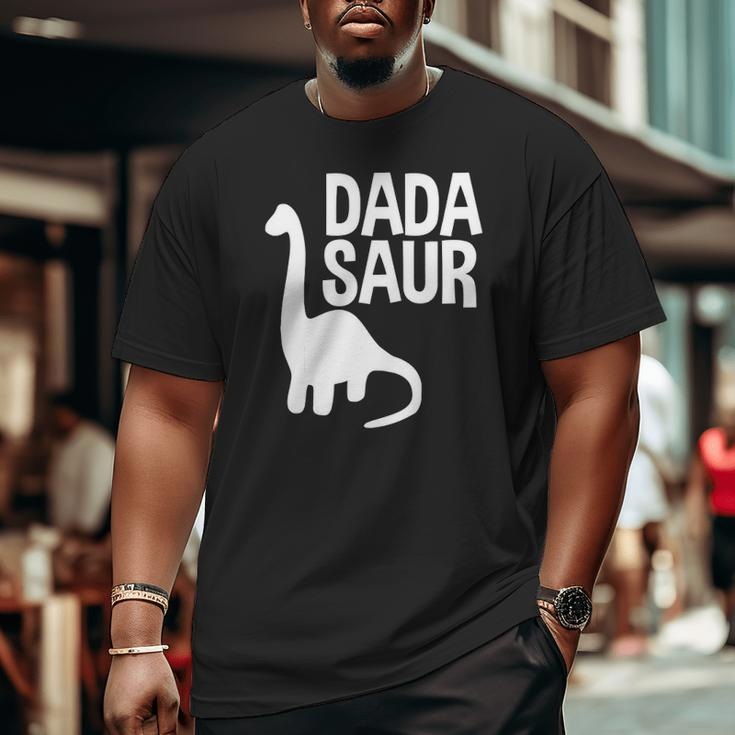 Mens Dadasaur For Dada Perfect Fathers Day Big and Tall Men T-shirt