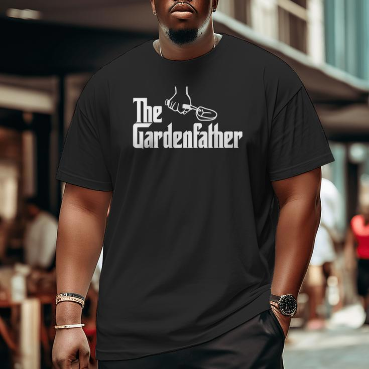 Mens The Gardenfather Gardener Gardening Plant Grower Big and Tall Men T-shirt
