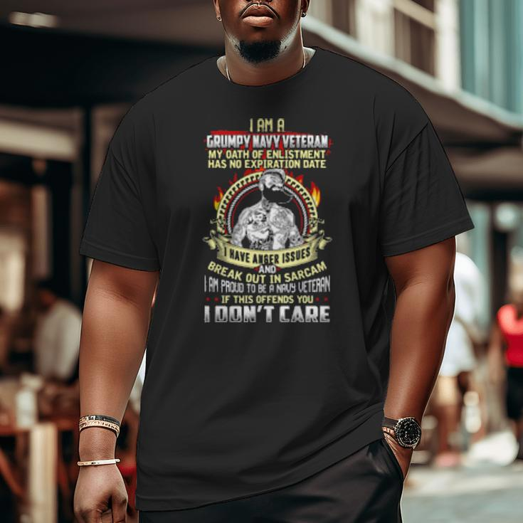 Nevy Veteran Big and Tall Men T-shirt