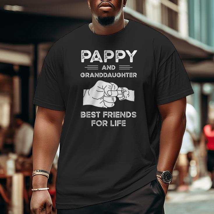Pappy And Granddaughter Best Friends For Life Matching Big and Tall Men T-shirt