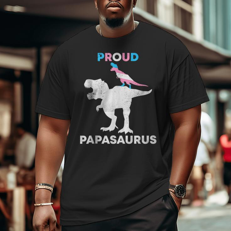 Proud Dad Of Trans Lgbt Pride Month Daddy Transgender Big and Tall Men T-shirt