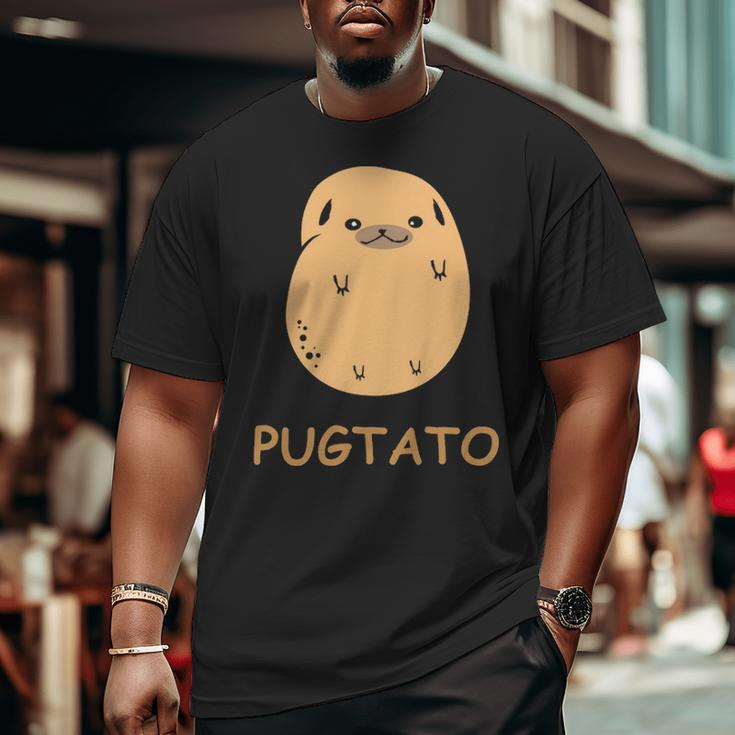 Pugtato Cute Pugtato Big and Tall Men T-shirt