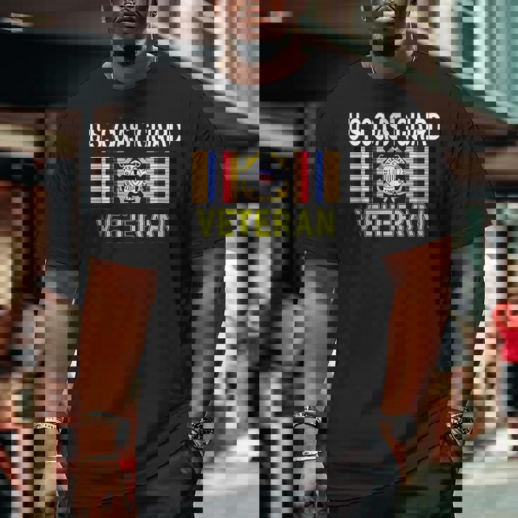 Us Coast Guard Veterans Day Us Coast Guard Veteran Veteran Big and Tall Men T-shirt