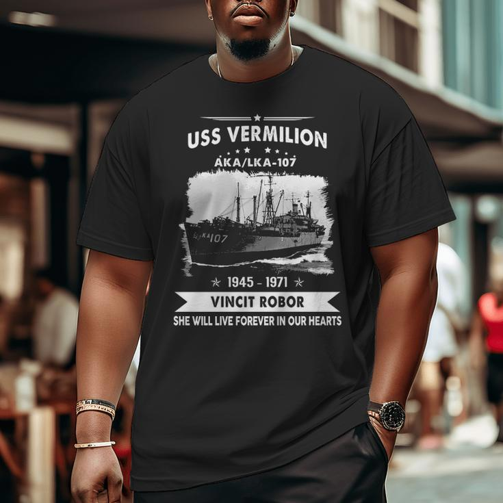 Uss Vermilion Aka Big and Tall Men T-shirt