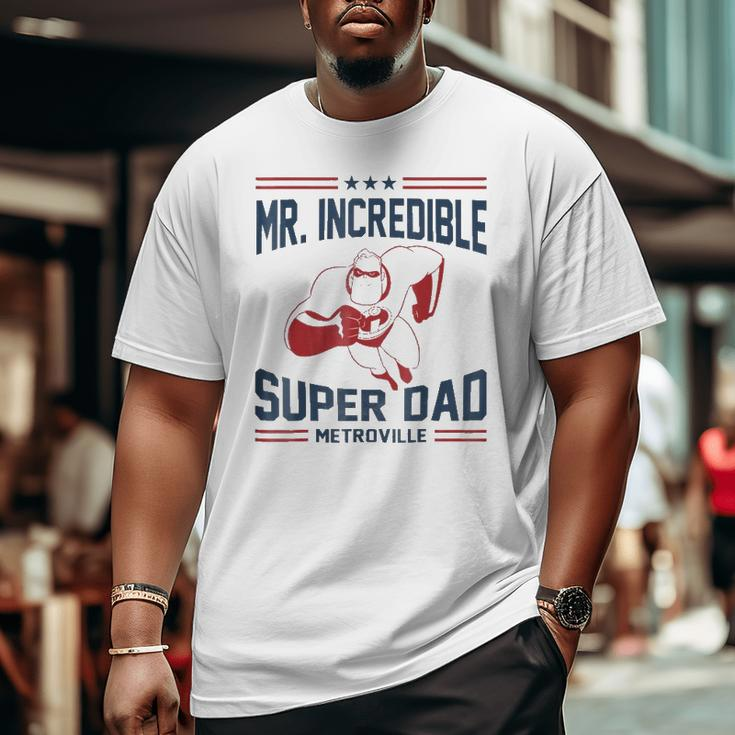 The Incredibles Mr Super Dad Metroville Big and Tall Men T-shirt