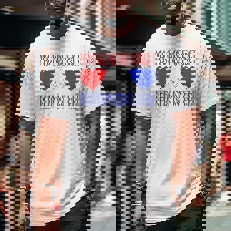 Memorial Day Quote For Veterans Patriotic Red White Blue Big and Tall Men T-shirt Memorial Day Quote For Veterans Patriotic Red White Blue Big and Tall Men T-shirt