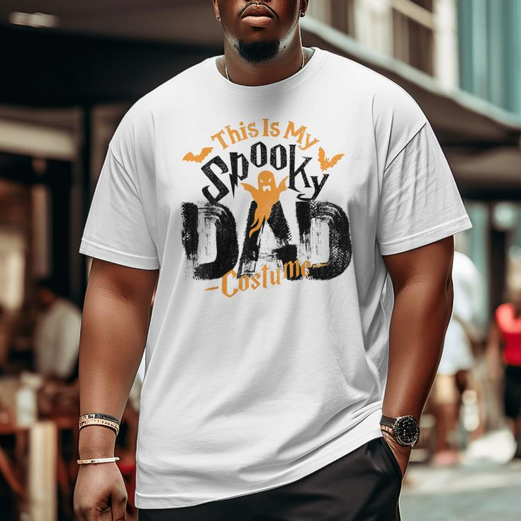 Spooky Dad Halloween Costume For Daddy Grandpa Husband Uncle Big and Tall Men T-shirt