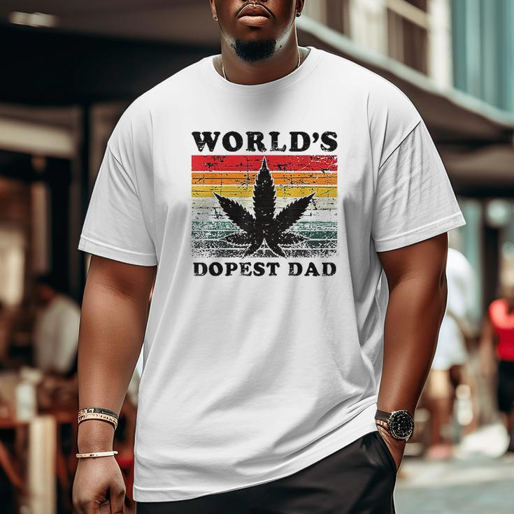 Worlds Dopest Dad Big and Tall Men T-shirt