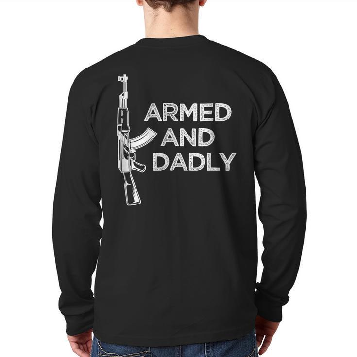 Armed & Dadly Ak Back Print Long Sleeve T-shirt
