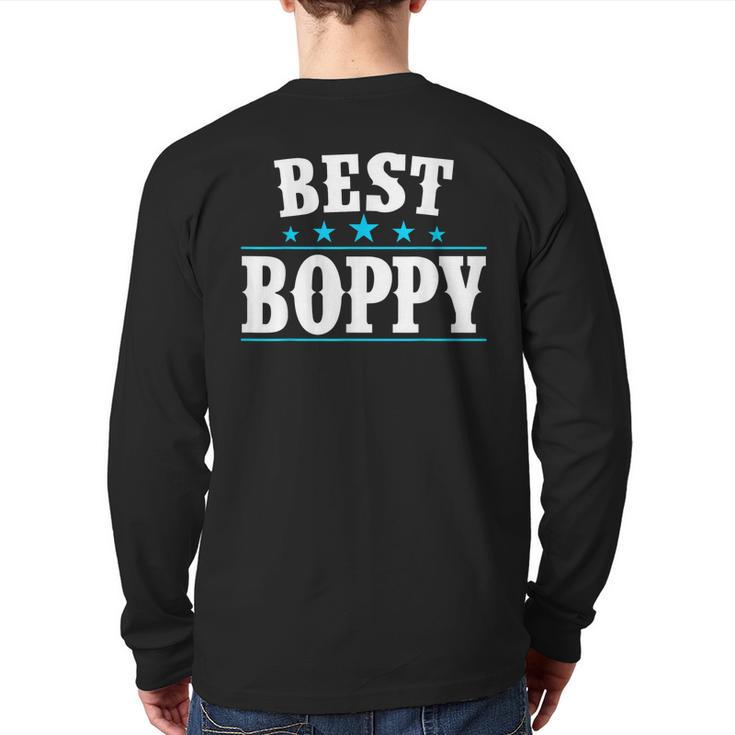 Best Boppy For World's Greatest Grandpa Back Print Long Sleeve T-shirt