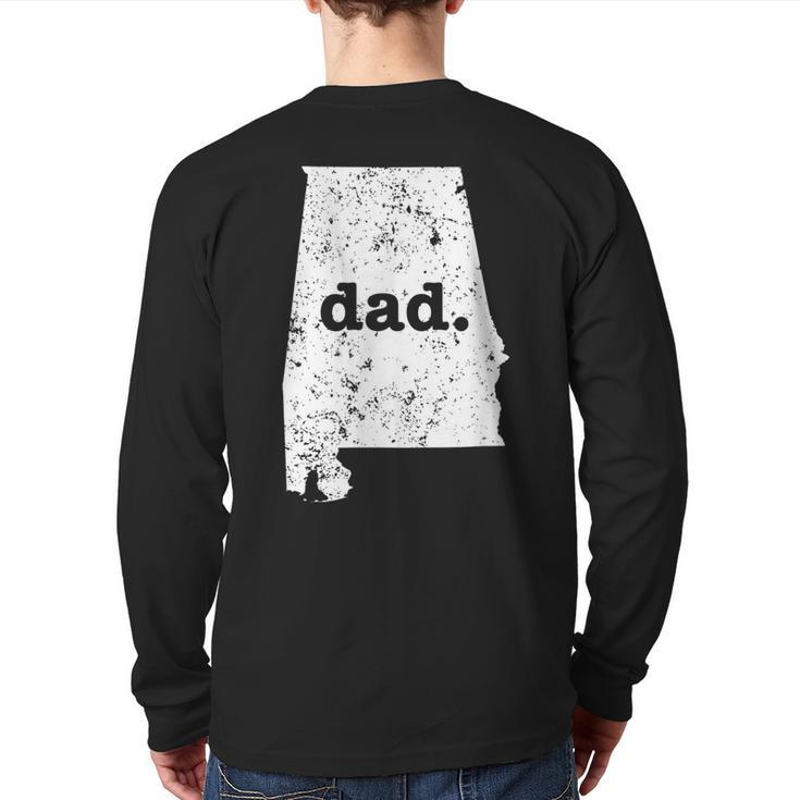 Best Dad AlabamaT For Dad Back Print Long Sleeve T-shirt
