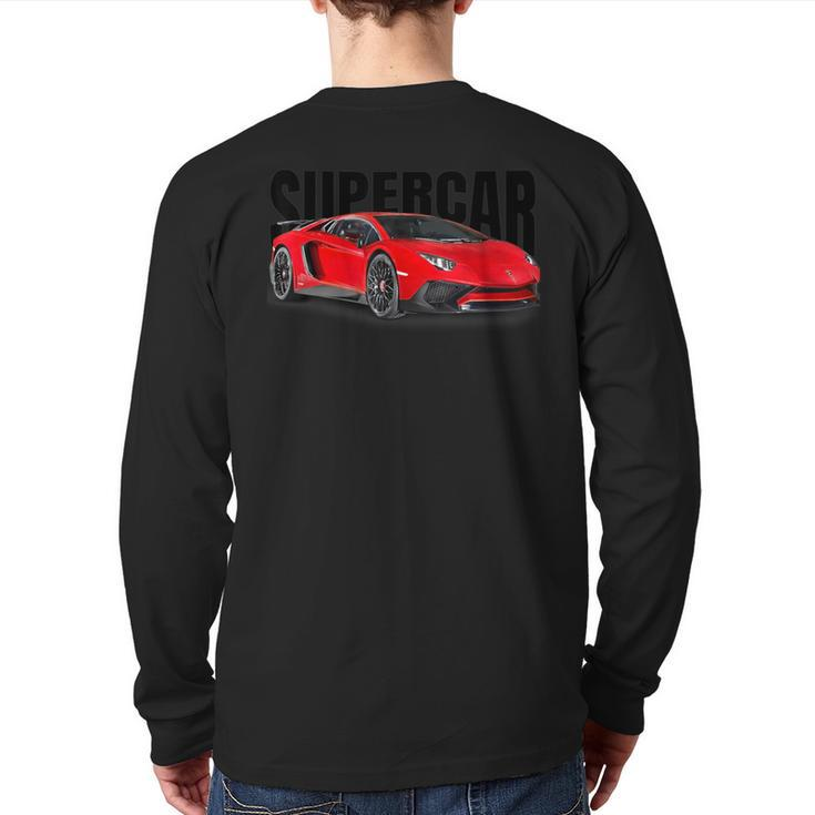 The Best Supercar Racing Fan On The Planet Back Print Long Sleeve T-shirt