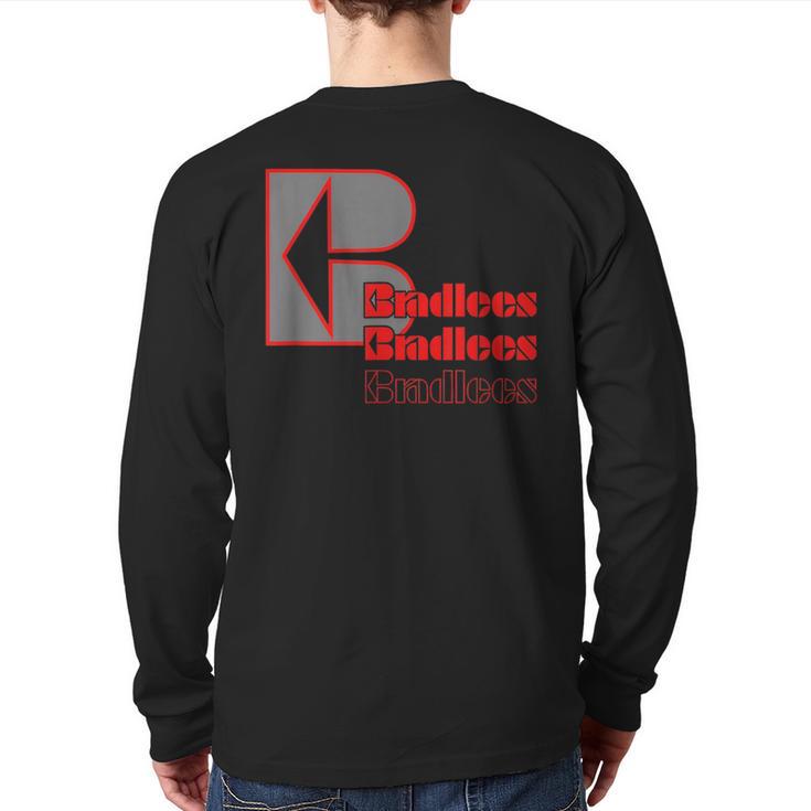 Bradlees Department Retro Vintage Classic Back Print Long Sleeve T-shirt