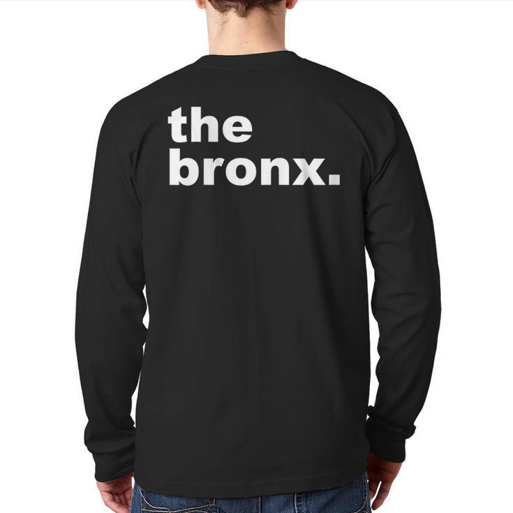 Bronx New York The Bronx Back Print Long Sleeve T-shirt