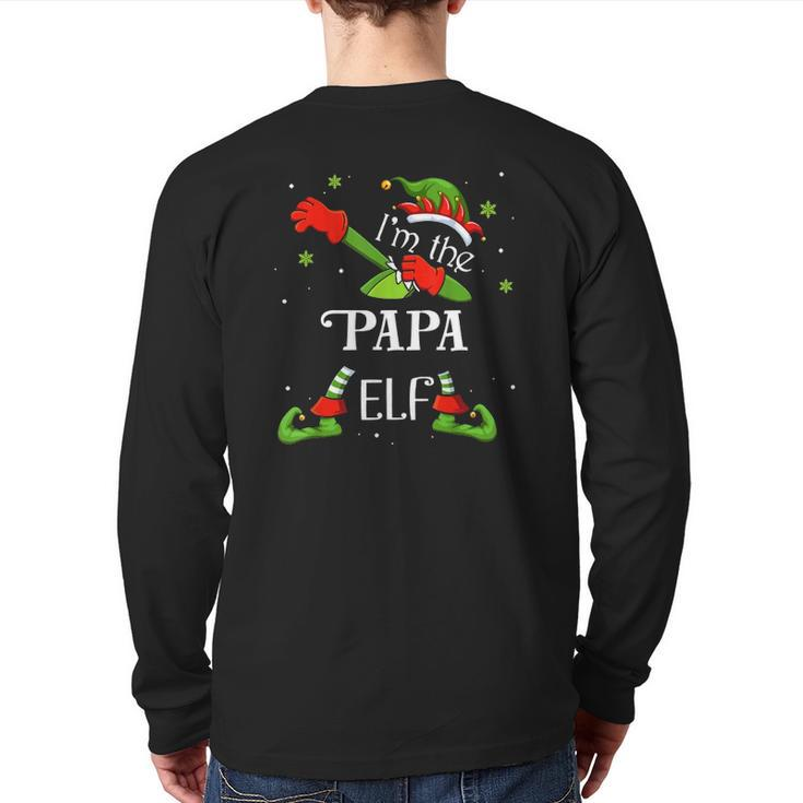 Christmas I'm The Papa Elf Back Print Long Sleeve T-shirt