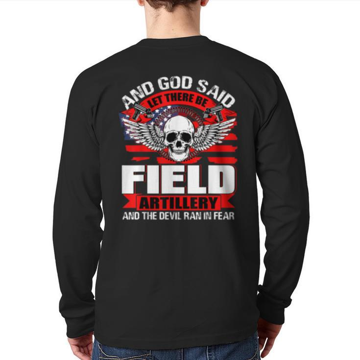 Cool Field Artillery T Proud To Be A Veteran T Back Print Long Sleeve T-shirt