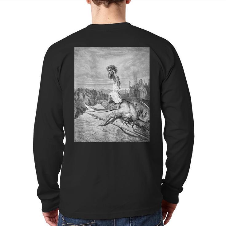 David And Goliath Gustave Dore Back Print Long Sleeve T-shirt