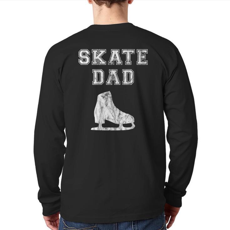 Heartbeat Ice Skating Figure Skater Men's T-shirt Back Print