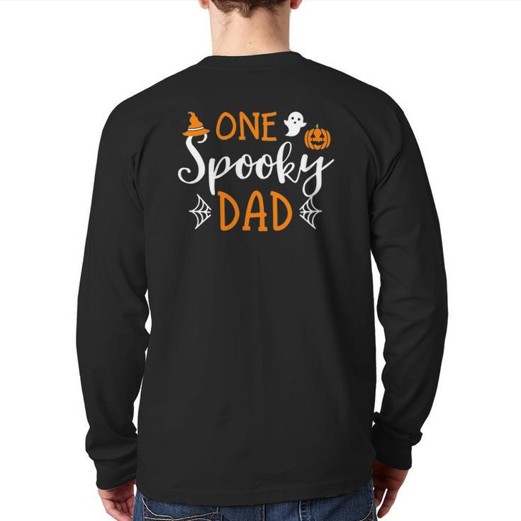 Cute Matching Halloween Family S One Spooky Dad Back Print Long Sleeve T-shirt
