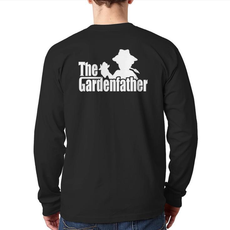 The Gardenfather Gardening Father's Day Back Print Long Sleeve T-shirt