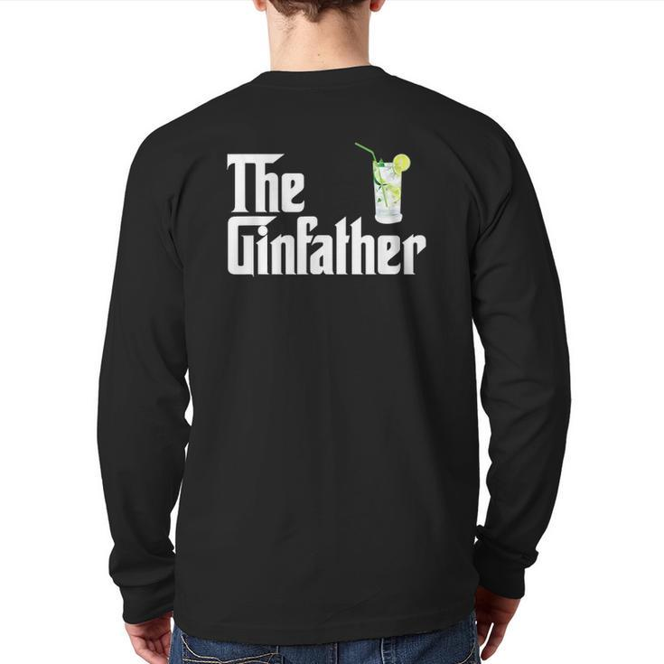 The Gin Father Gin And Tonic Classic Back Print Long Sleeve T-shirt