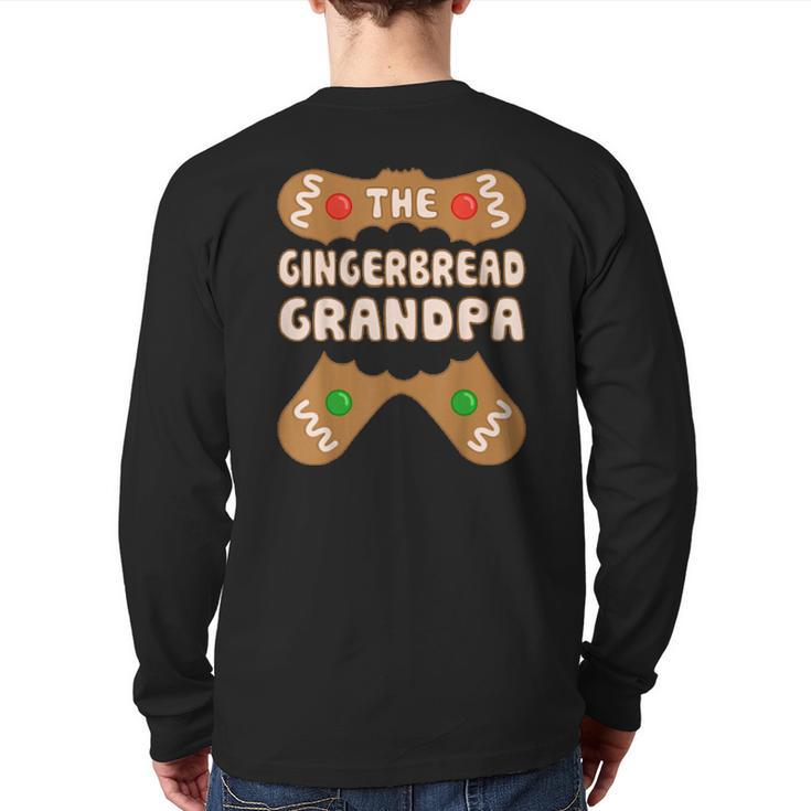 The Gingerbread Grandpa Family Matching Group Christmas Back Print Long Sleeve T-shirt