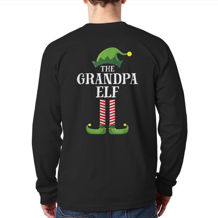 Grandpa Elf Back Print Long Sleeve T-shirt