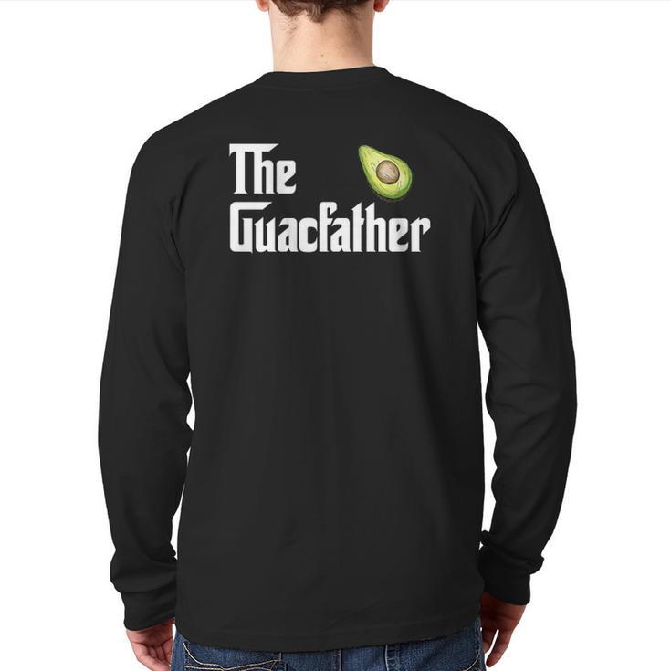The Guacamole Father Avocado Lover Back Print Long Sleeve T-shirt