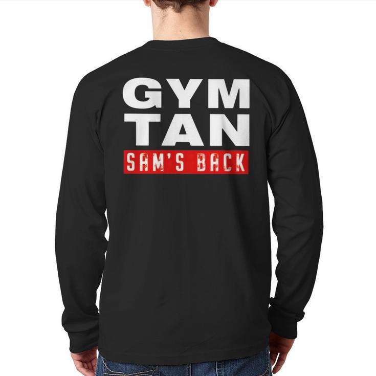 Gym Tan Sam’S Back Back Print Long Sleeve T-shirt