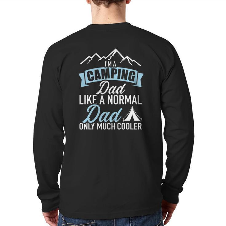 I'm A Camping Dad Back Print Long Sleeve T-shirt