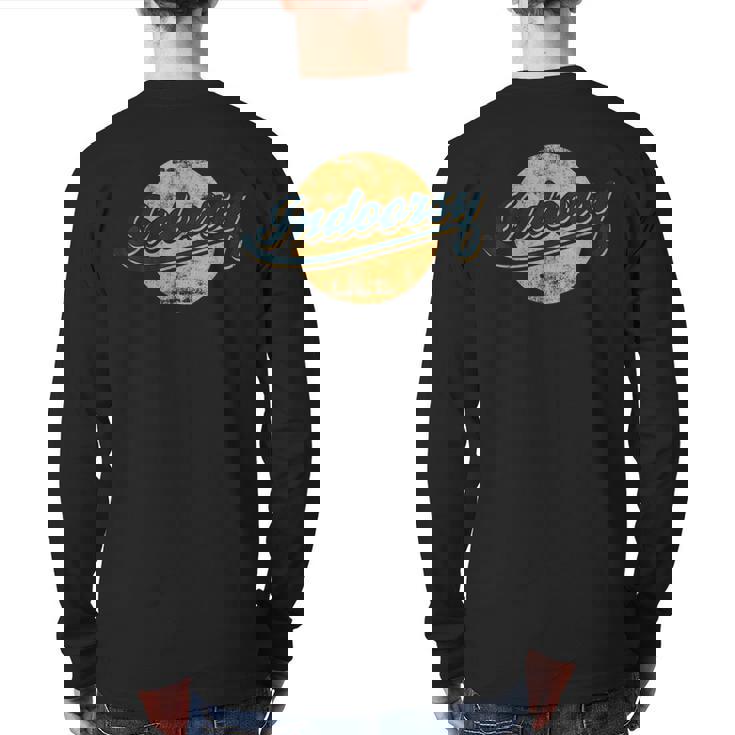 Indoorsy Introverts Introverts Quotes Back Print Long Sleeve T-shirt