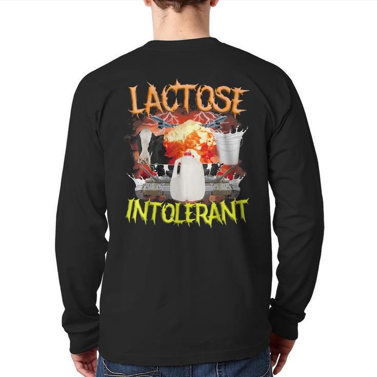 Lactose Intolerant  Sarcasm Oddly Specific Meme Back Print Long Sleeve T-shirt