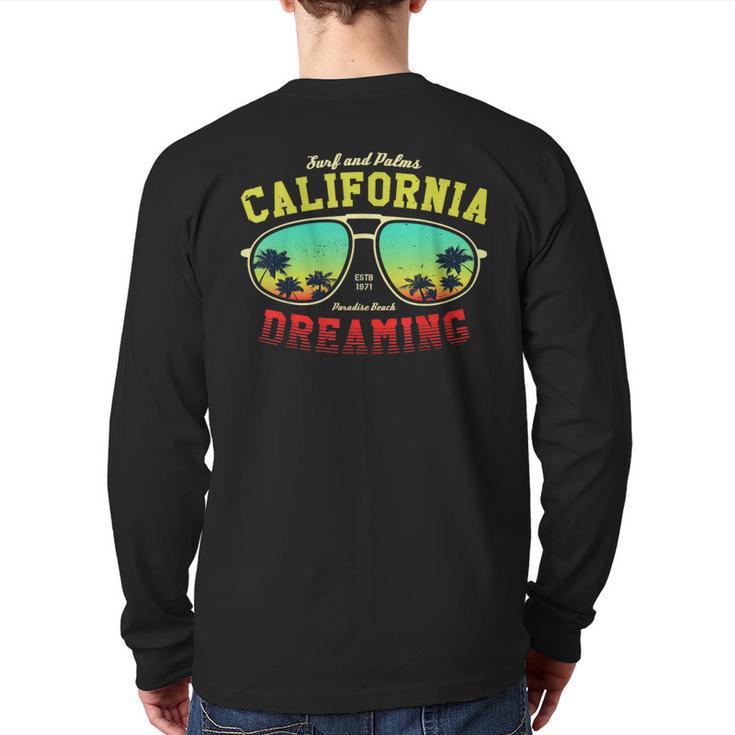 Los Angeles California Graphic  Los Angeles Back Print Long Sleeve T-shirt