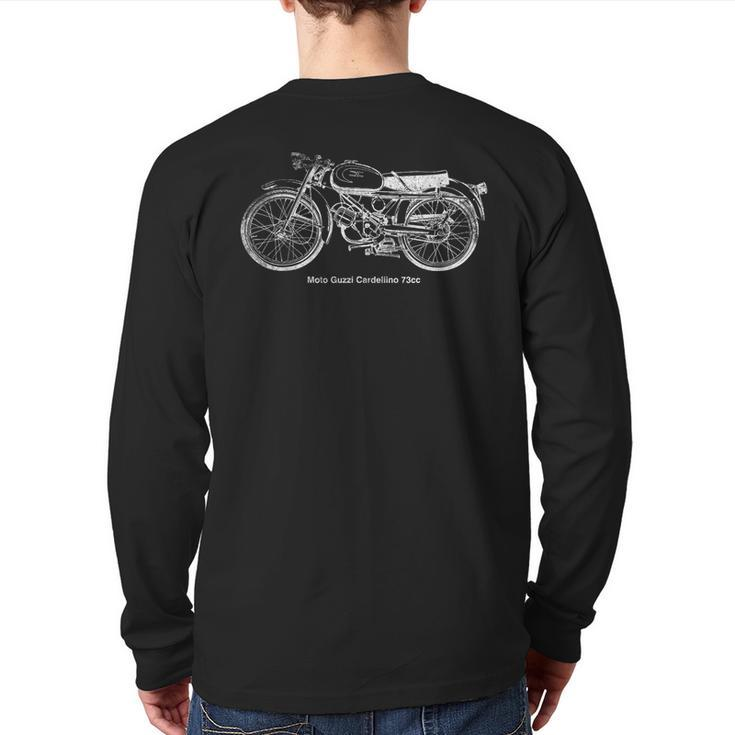 Love Motorcycles Usa Motorbike Rider Love Back Print Long Sleeve T-shirt