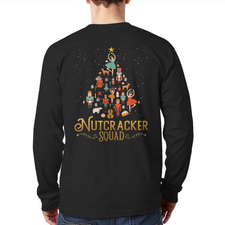 Nutcracker Squad Ballet Dance Lovely Christmas Back Print Long Sleeve T-shirt