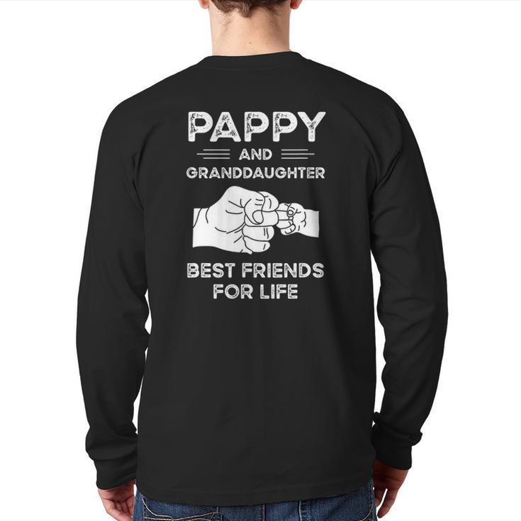 Pappy And Granddaughter Best Friends For Life Matching Back Print Long Sleeve T-shirt